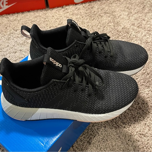 EUC adidas Questar BYD Black Haze Coral Women’s Running Shoes - Picture 6 of 16